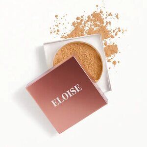 ELOISE BEAUTY Flawless Loose Setting Powder - Deep Caramel - NIB